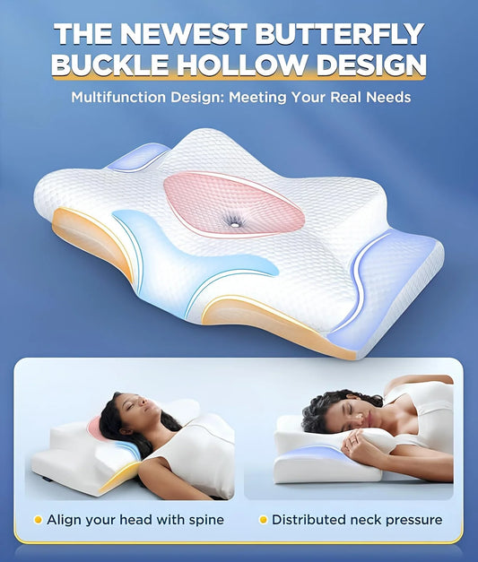 Relievo™ - Memory Foam Neck Pillow